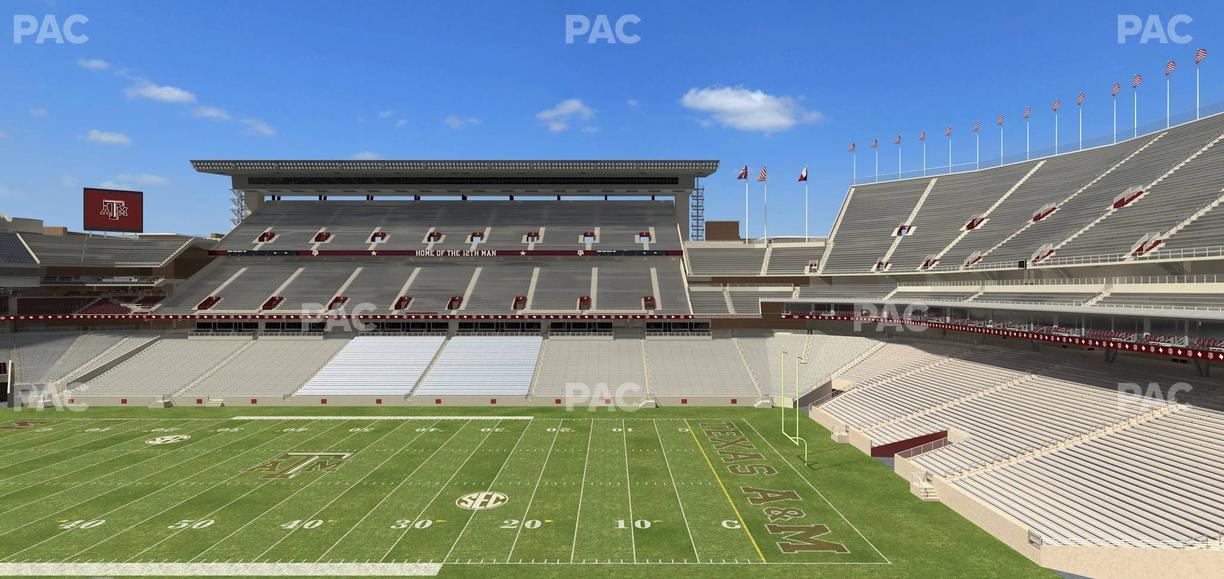Kyle Field - Section West A Club 4 Seat View