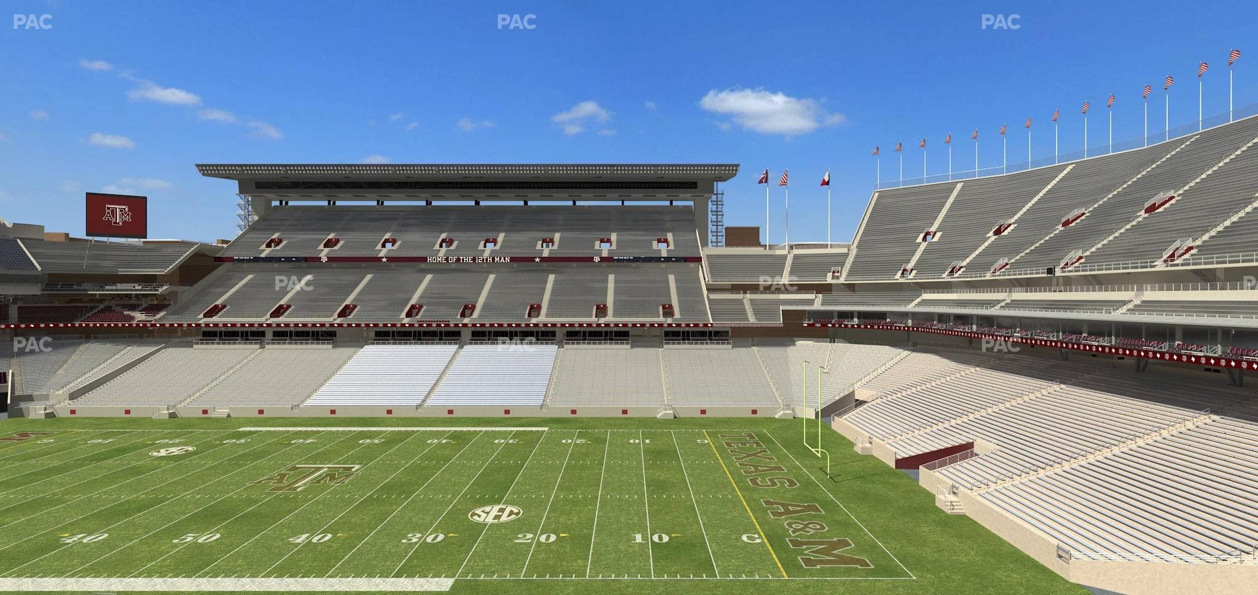 Kyle Field - Section West A Club 4 Seat View