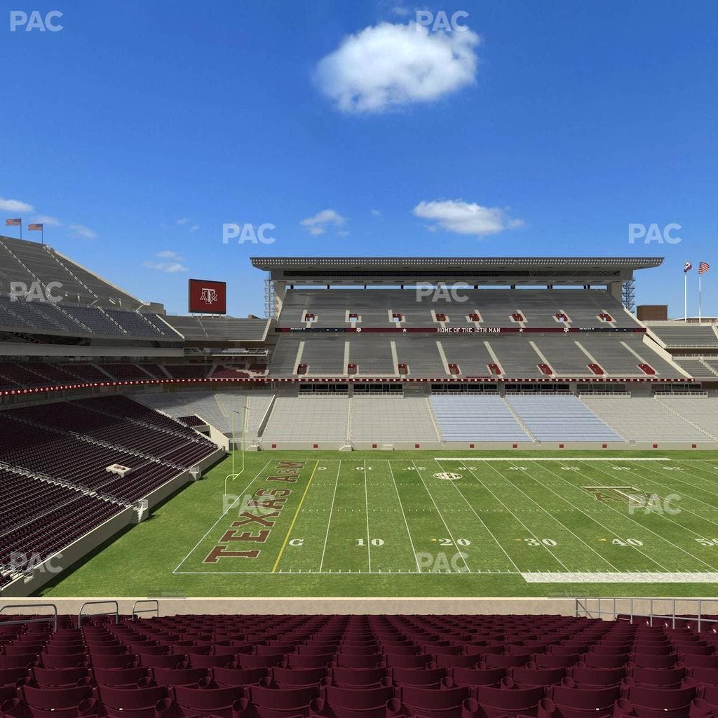 Kyle Field - Section West A Club 9 Seat View