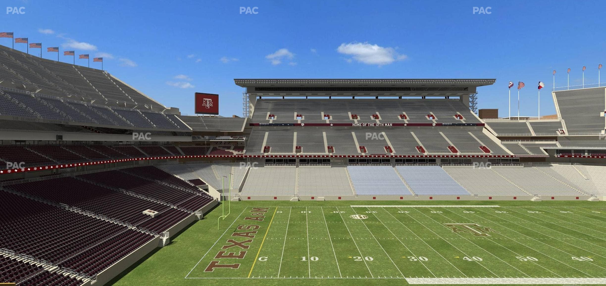 Kyle Field - Section West A Club 9 Seat View