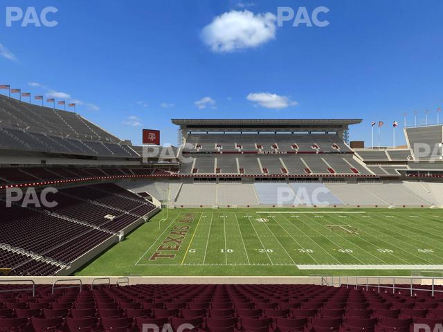 Kyle Field - Section West A Club 9 Seat View
