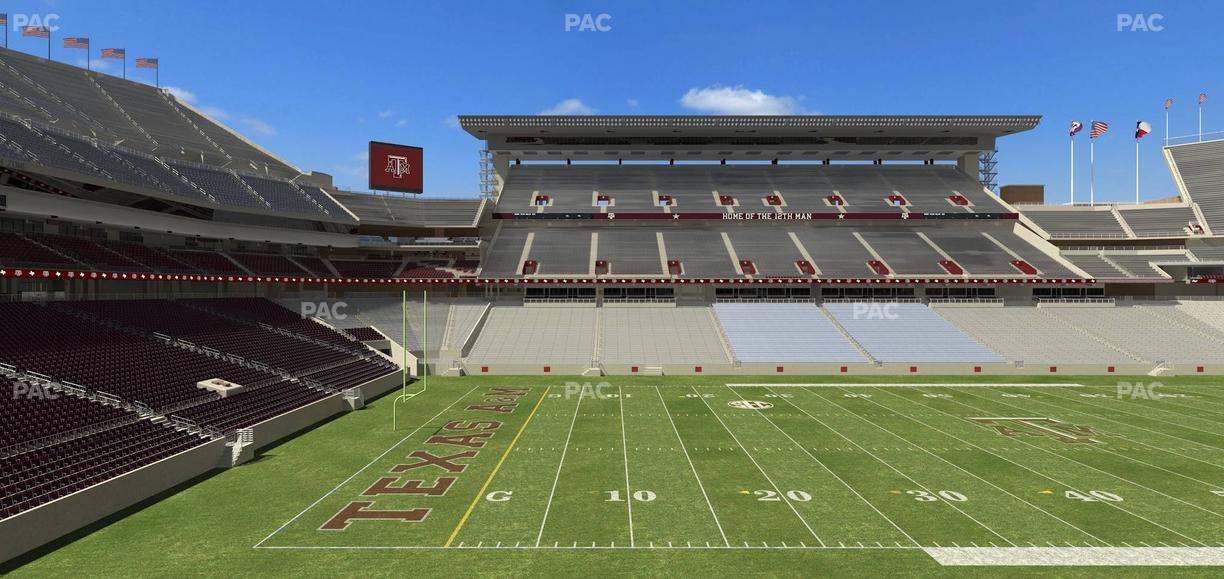 Kyle Field - Section West A Club 9 Seat View