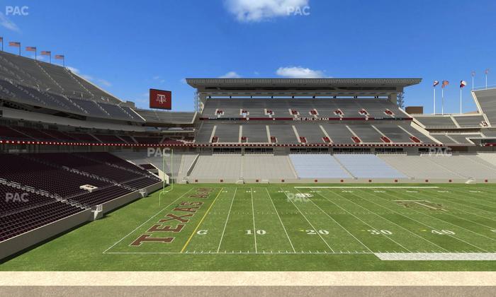 Kyle Field - Section West A Club 9 Seat View