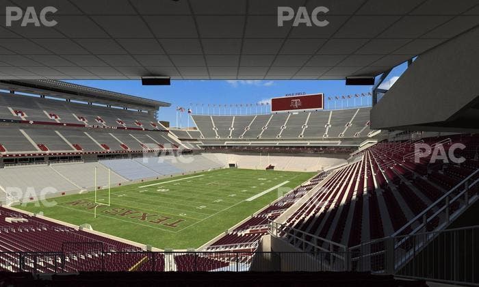 Kyle Field - Section Zone Club 1 Seat View