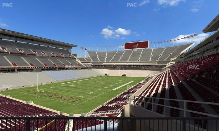 Kyle Field - Section Zone Club 1 Seat View