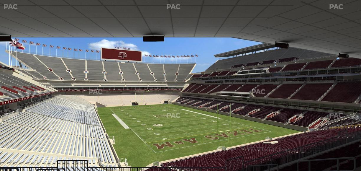 Kyle Field - Section Zone Club 11 Seat View
