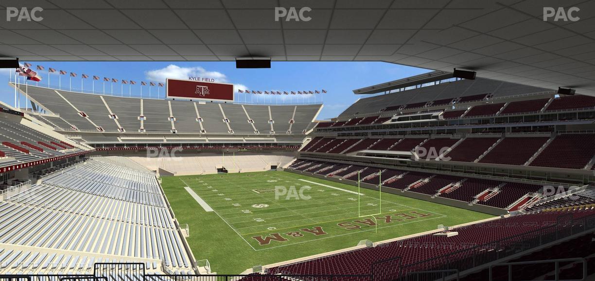 Kyle Field - Section Zone Club 11 Seat View