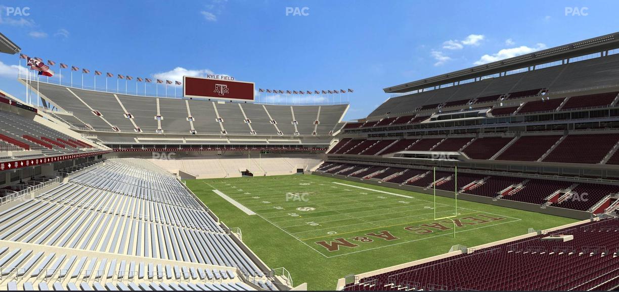 Kyle Field - Section Zone Club 12 Seat View