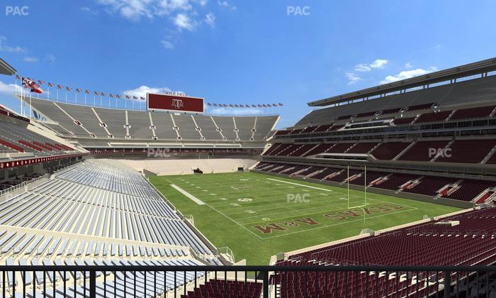 Kyle Field - Section Zone Club 12 Seat View