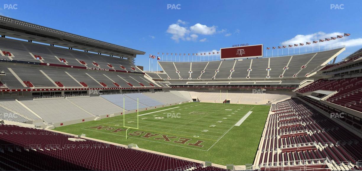 Kyle Field - Section Zone Club 3 Seat View