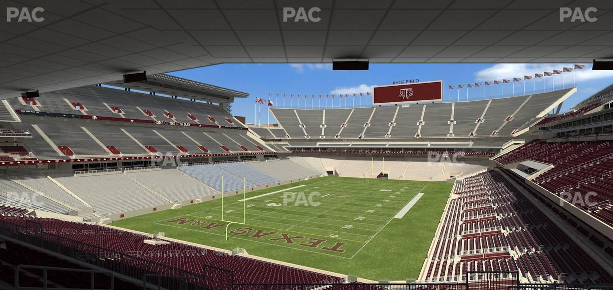 Kyle Field - Section Zone Club 3 Seat View