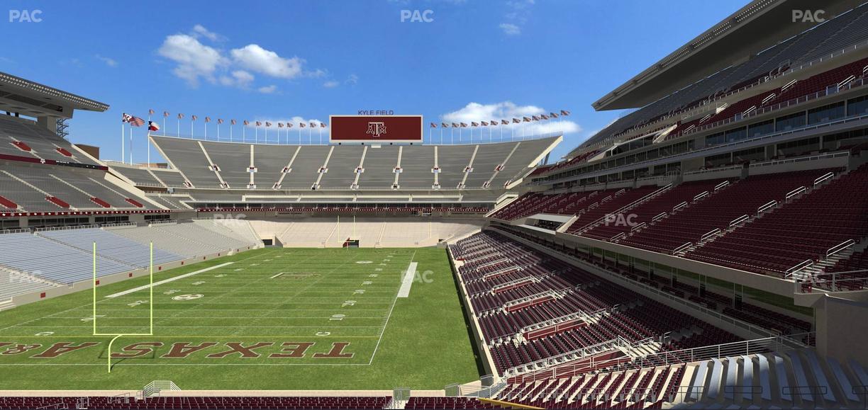 Kyle Field - Section Zone Club 4 Seat View