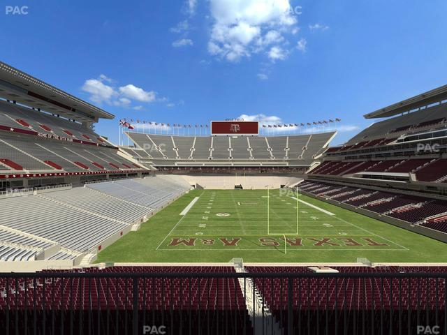 Kyle Field - Section Zone Club 8 Seat View