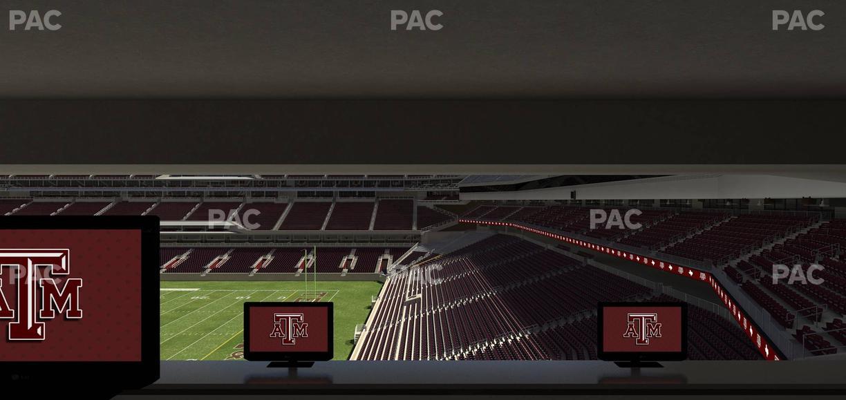 Kyle Field - Section Zone Club Loge Seat View