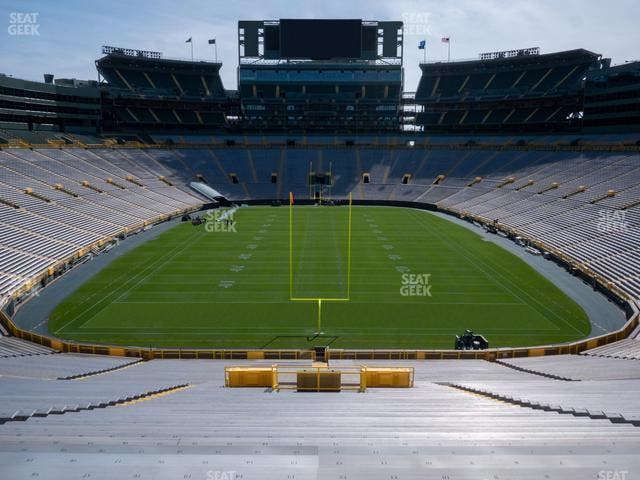 Lambeau Field - Section 100 Seat View