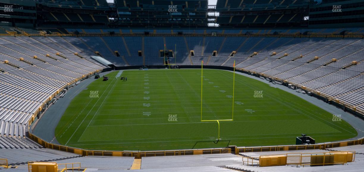 Lambeau Field - Section 101 Seat View