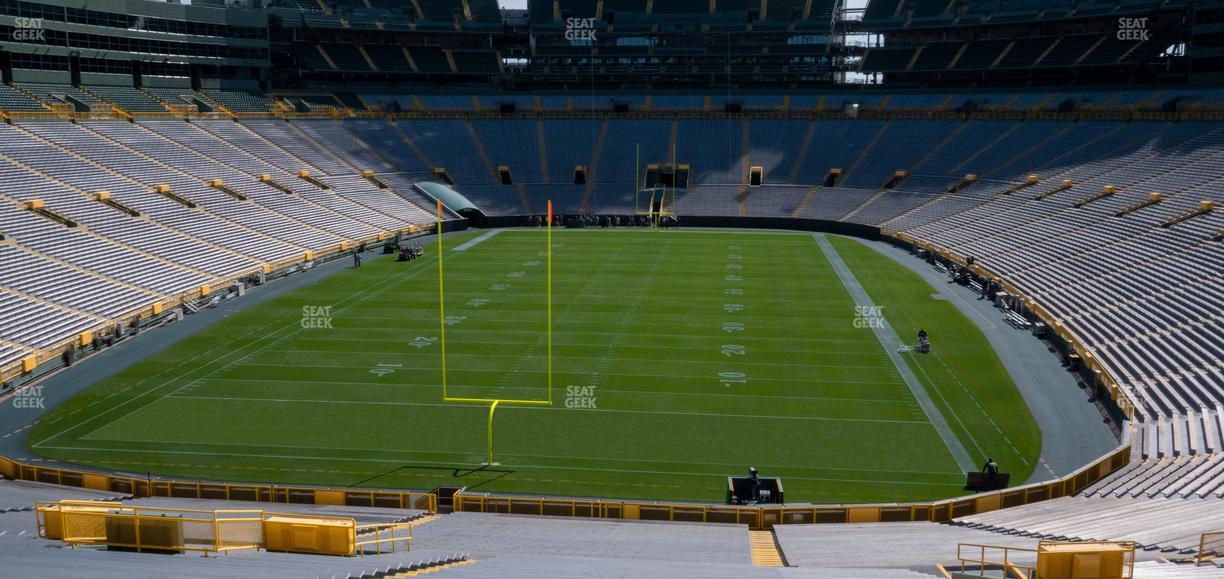 Lambeau Field - Section 102 Seat View