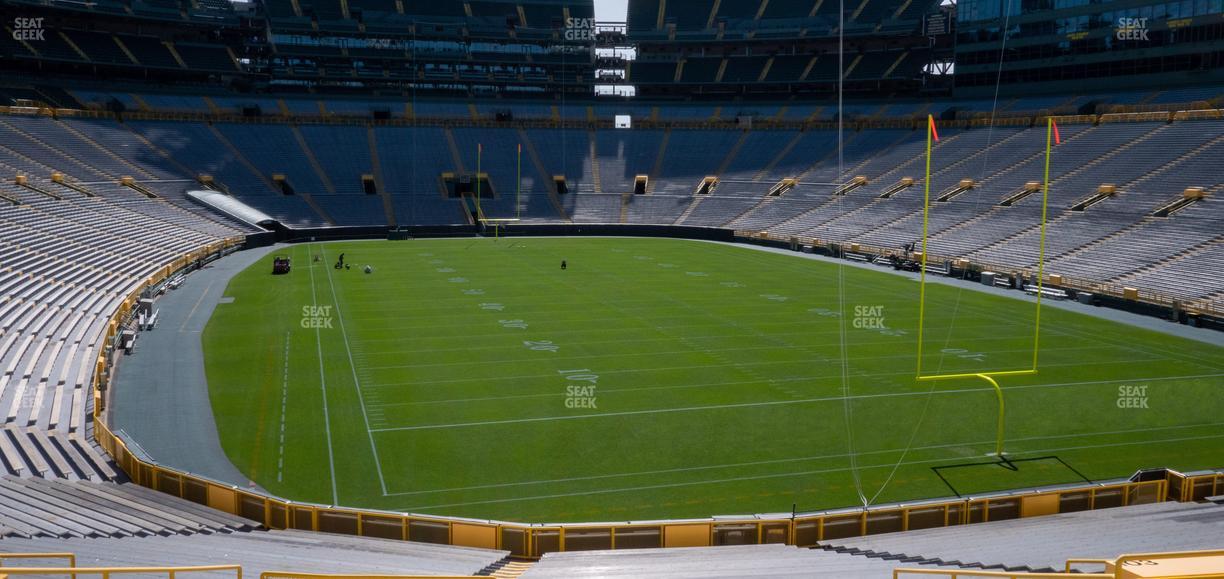 Lambeau Field - Section 103 Seat View