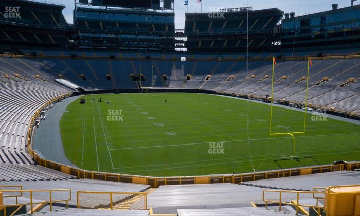 Lambeau Field - Section 103 Seat View
