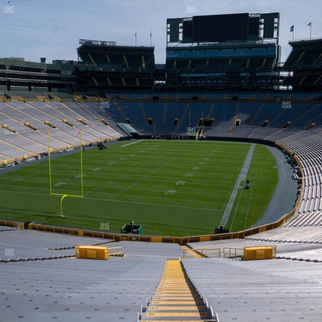 Lambeau Field - Section 104 Seat View