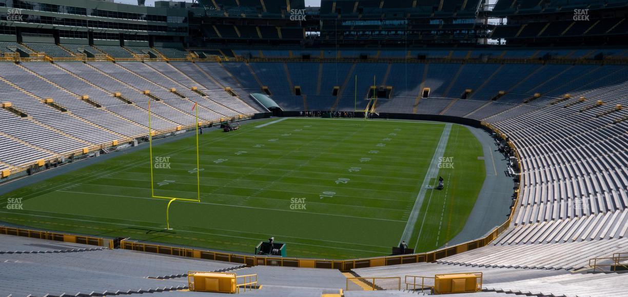 Lambeau Field - Section 104 Seat View