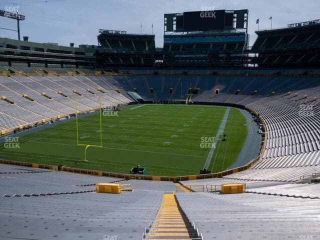 Lambeau Field - Section 104 Seat View