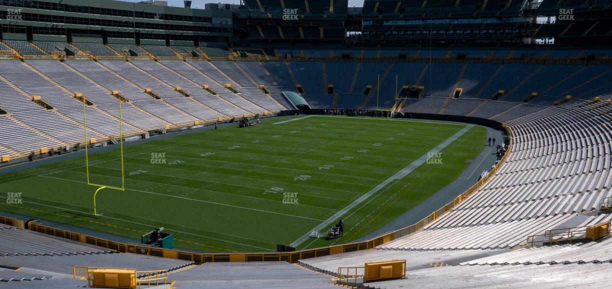 Lambeau Field - Section 106 Seat View