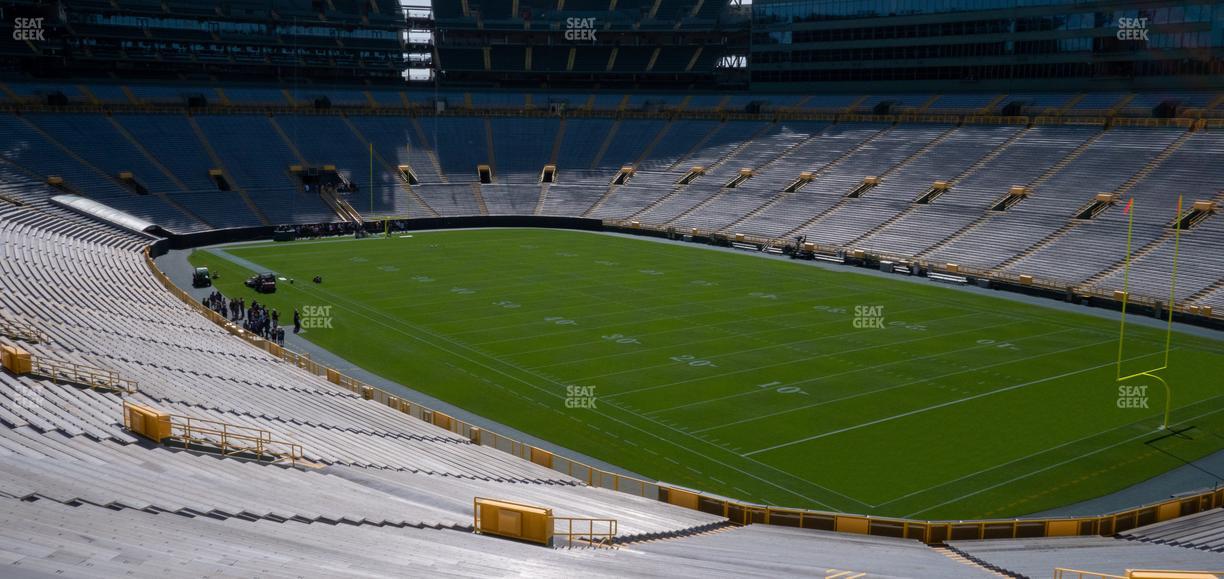 Lambeau Field - Section 107 Seat View