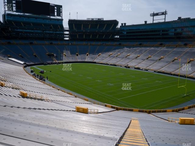 Lambeau Field - Section 107 Seat View