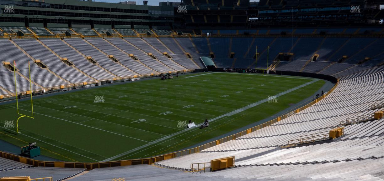 Lambeau Field - Section 108 Seat View