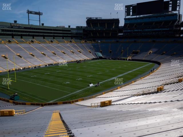 Lambeau Field - Section 108 Seat View