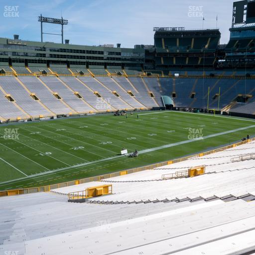Lambeau Field - Section 110 Seat View