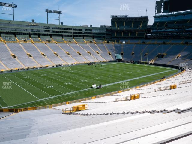 Lambeau Field - Section 110 Seat View