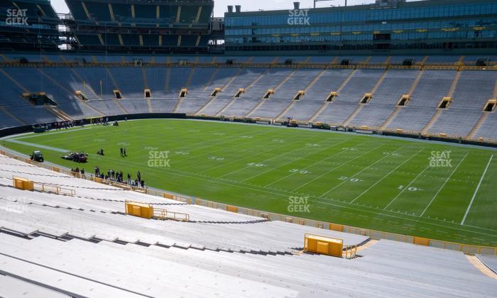 Lambeau Field - Section 111 Seat View