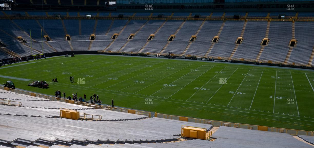 Lambeau Field - Section 113 Seat View