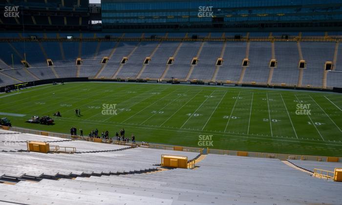 Lambeau Field - Section 115 Seat View