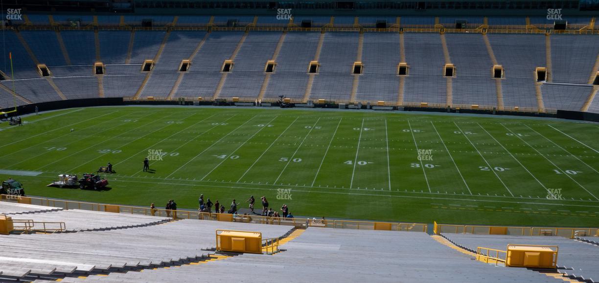 Lambeau Field - Section 117 Seat View