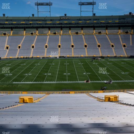 Lambeau Field - Section 120 Seat View