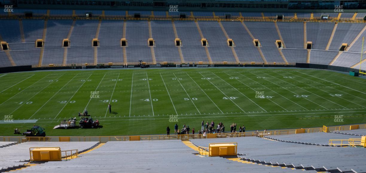 Lambeau Field - Section 121 Seat View