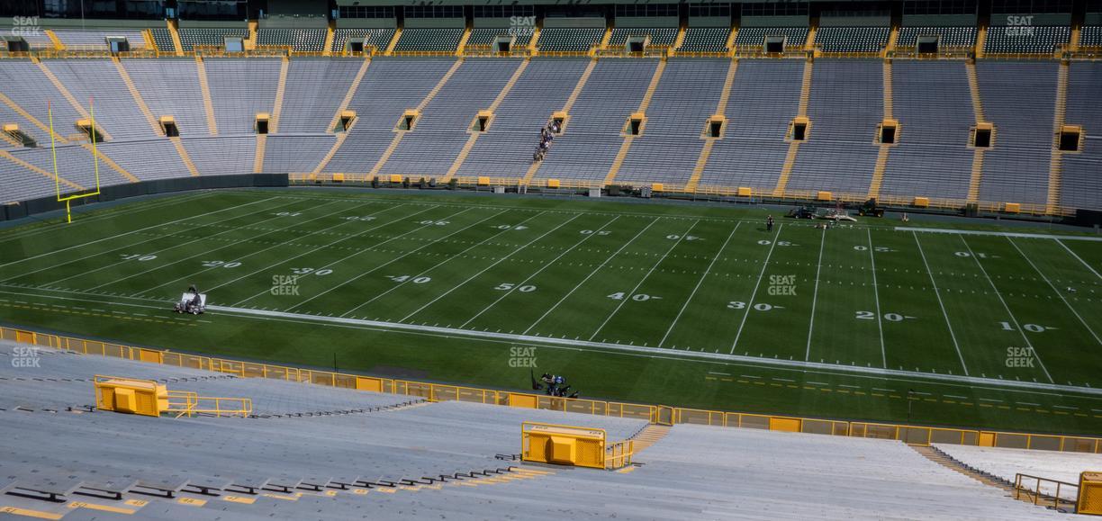 Lambeau Field - Section 124 Seat View