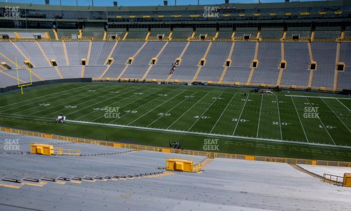 Lambeau Field - Section 124 Seat View