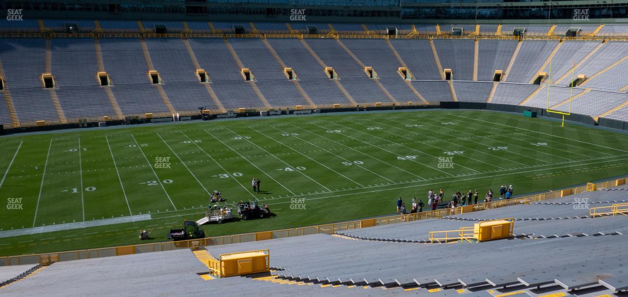 Lambeau Field - Section 125 Seat View