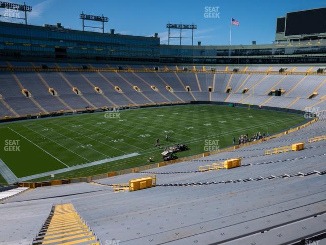 Lambeau Field - Section 129 Seat View