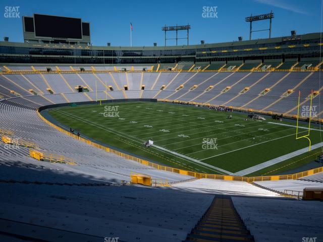 Lambeau Field - Section 132 Seat View