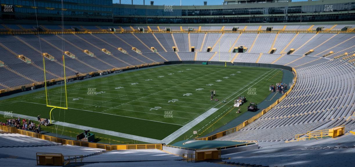 Lambeau Field - Section 133 Seat View