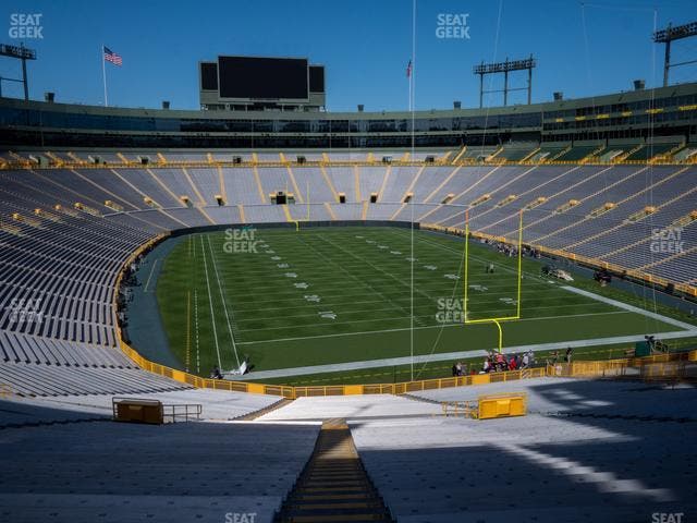 Lambeau Field - Section 136 Seat View