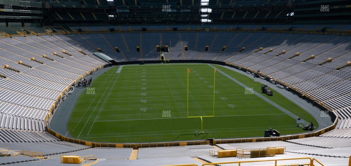 Lambeau Field - Section 303 Seat View