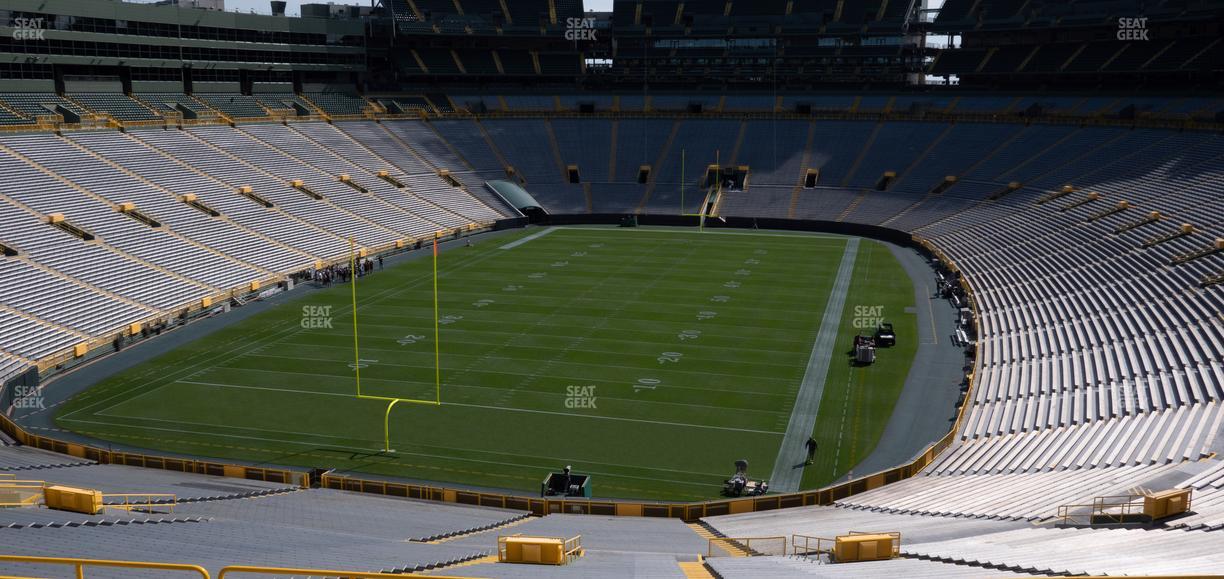 Lambeau Field - Section 304 Seat View