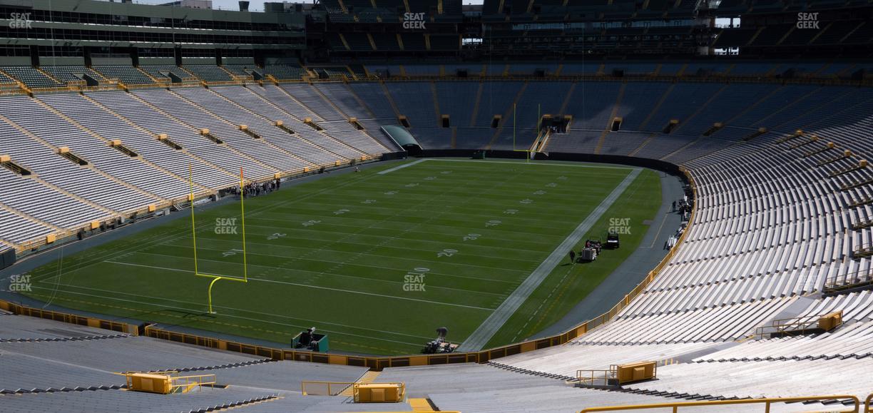 Lambeau Field - Section 306 Seat View