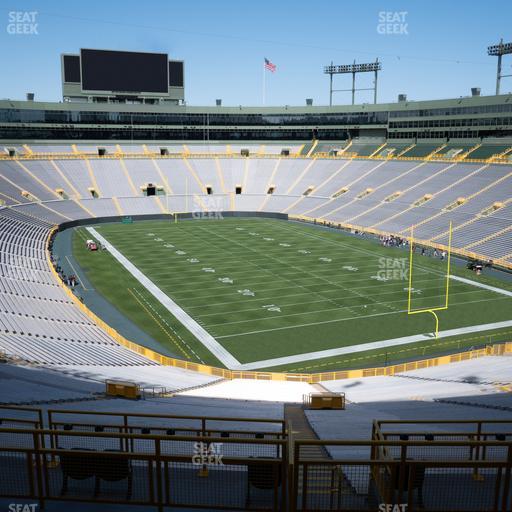 Lambeau Field - Section 340 Seat View